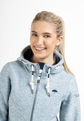 Schmuddelwedda Fleece jas in Blauw