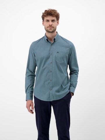 LERROS Regular fit Button Up Shirt in Blue: front