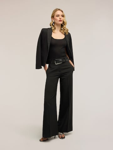 MOTIVI Knitted top in Black