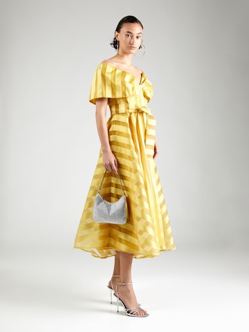 Coast Kleid 'Bardot' in Gelb