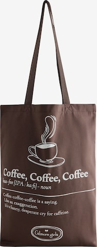 Shopper 'Gilmore Girls' di Next in marrone: frontale