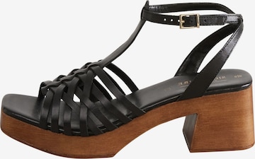 Next Sandale in Schwarz: Vorderseite