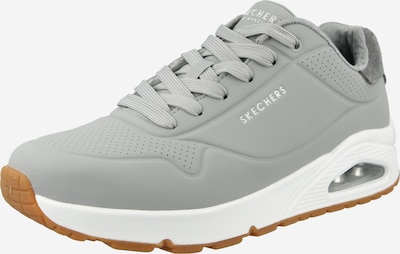 SKECHERS Matalavartiset tennarit 'UNO - SUITED ON AIR' värissä vaaleanharmaa, Tuotenäkymä