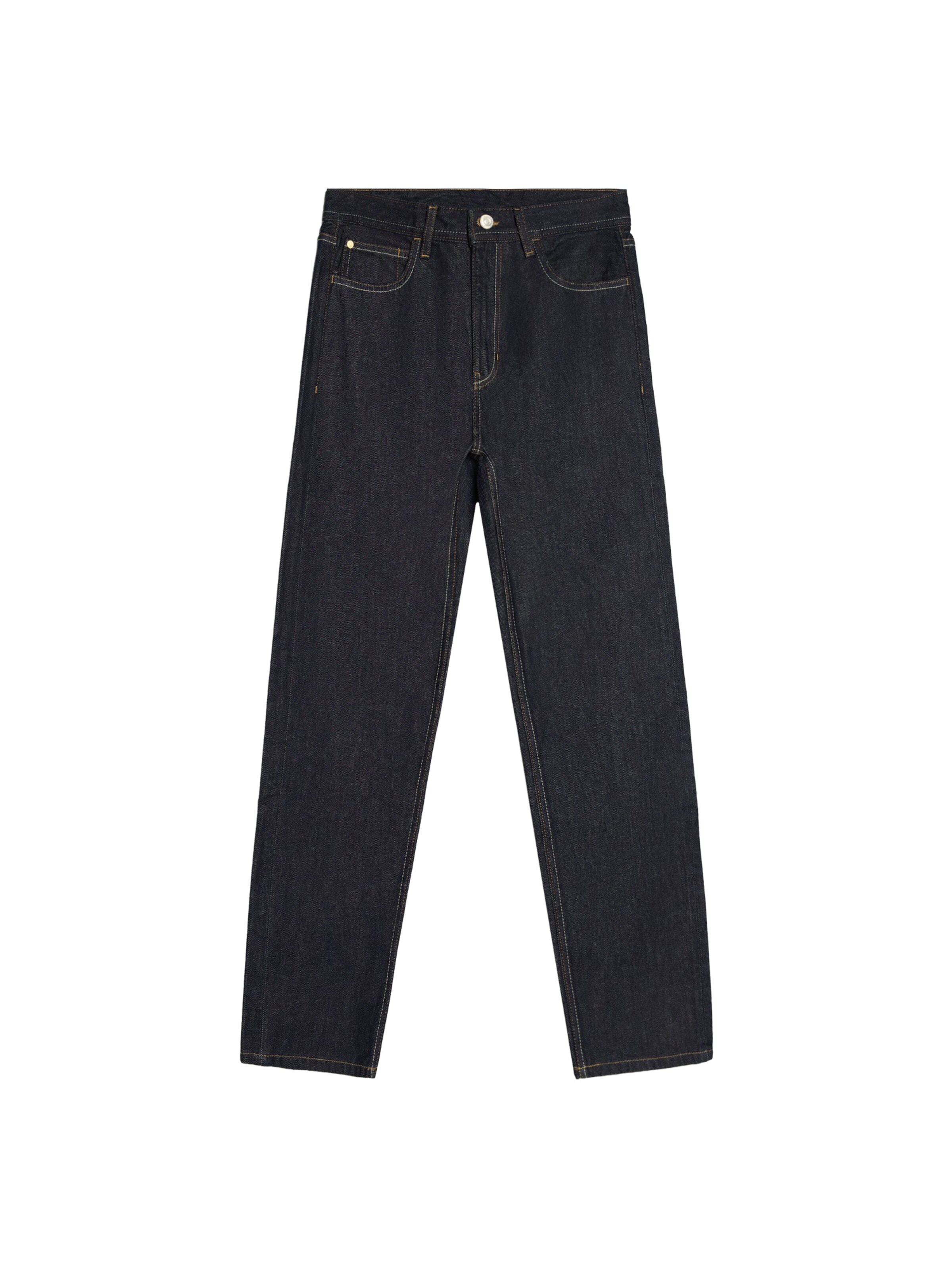 Bershka Regular Jeans in Blue: front