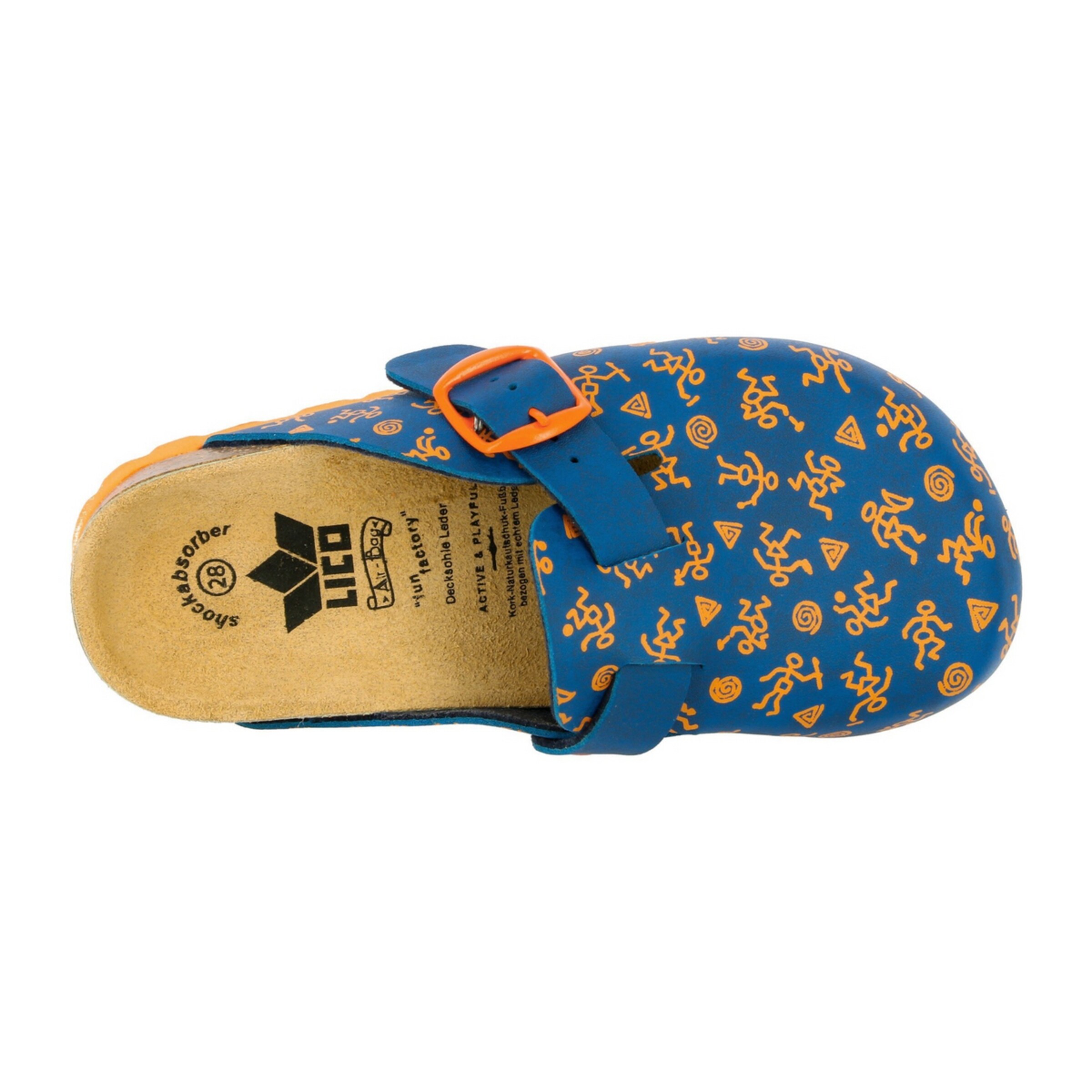 LICO Clogs 'Bioline' in Blau