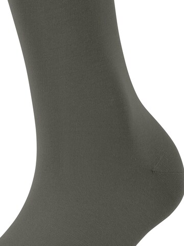 FALKE Knee High Socks 'Cotton Touch' in Green