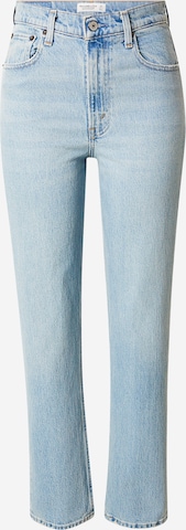 Abercrombie & Fitch Slimfit Farkut värissä sininen: etupuoli