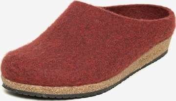 Stegmann Clogs 'Stegmann Filzclogs Stegmann 208' in Rot: Vorderseite