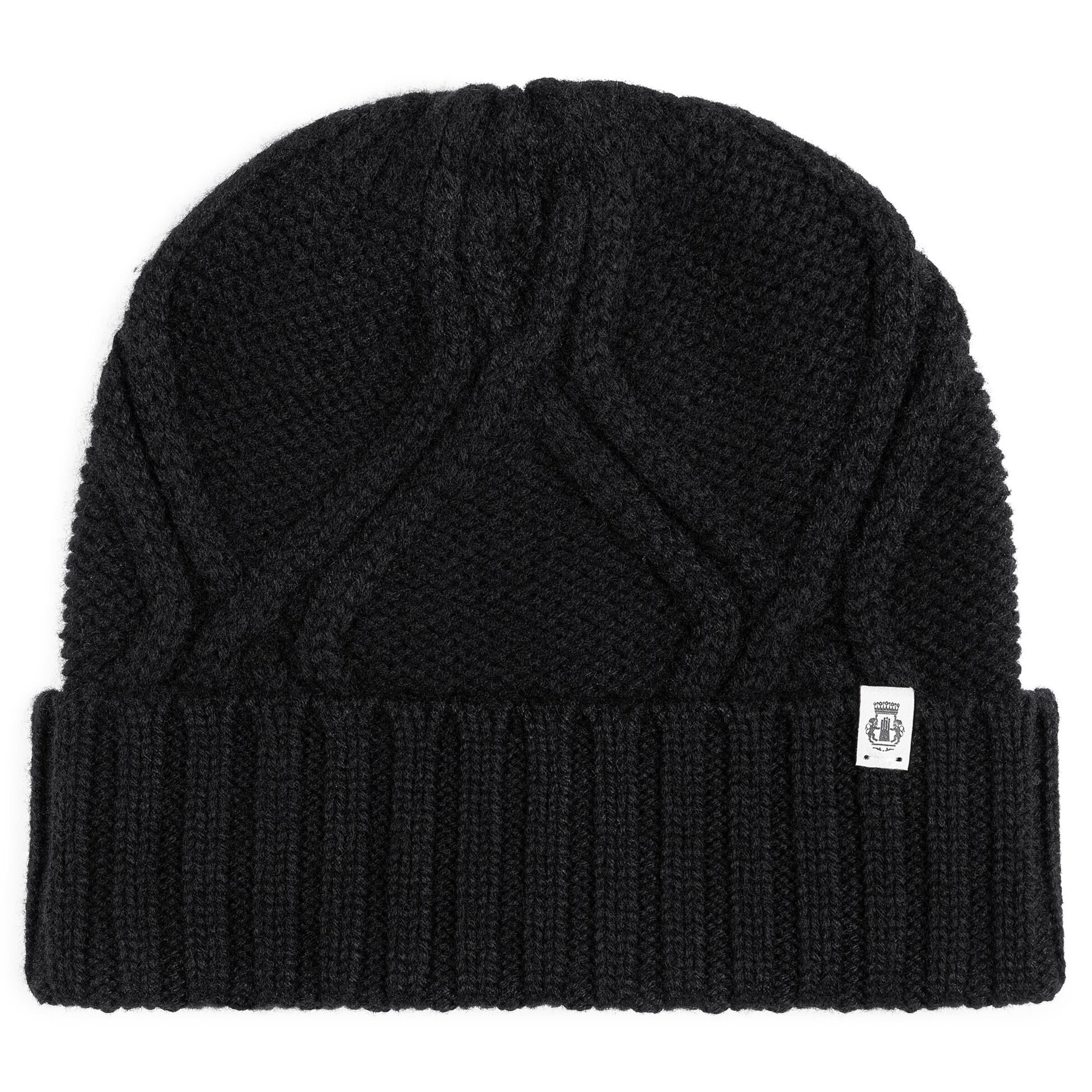 Roeckl Muts 'DIAMOND CASHMERE' in Zwart: voorkant