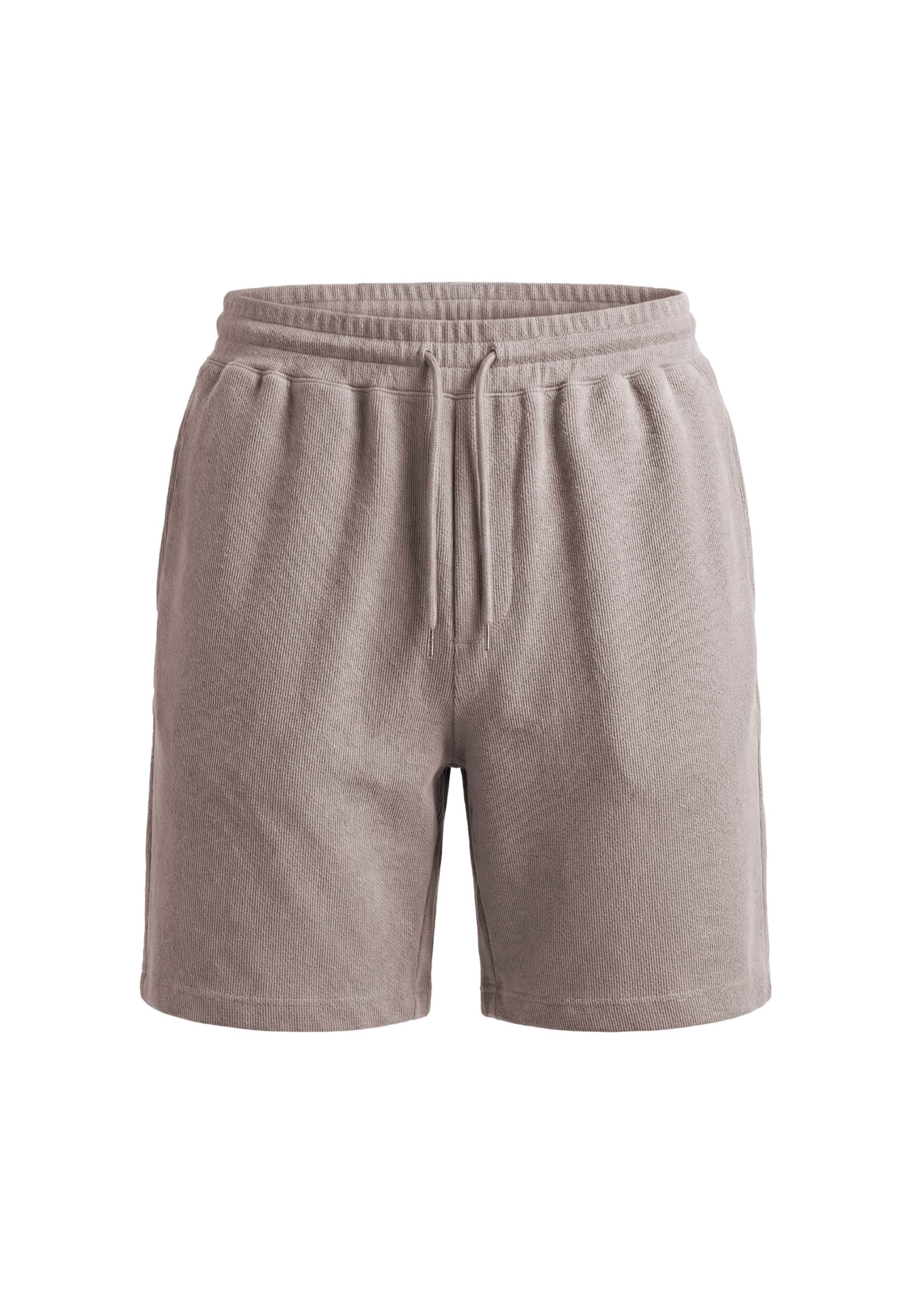 Pantaloncini da surf di Kleinigkeit in beige: frontale