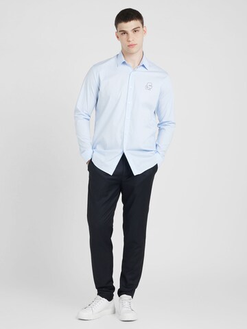 Karl Lagerfeld Regular Fit Hemd in Blau