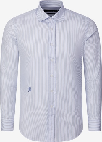 Karl Lagerfeld - Regular Fit Camisa em azul: frente