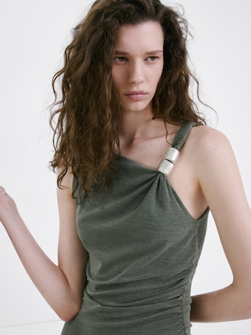 MANGO Šaty 'MELISA' - Zelená