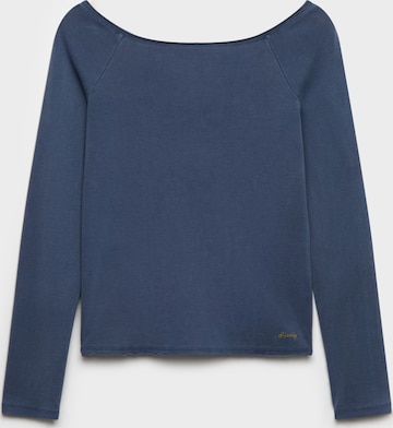 Superdry & Co Shirt 'Bardot' in Blue: front