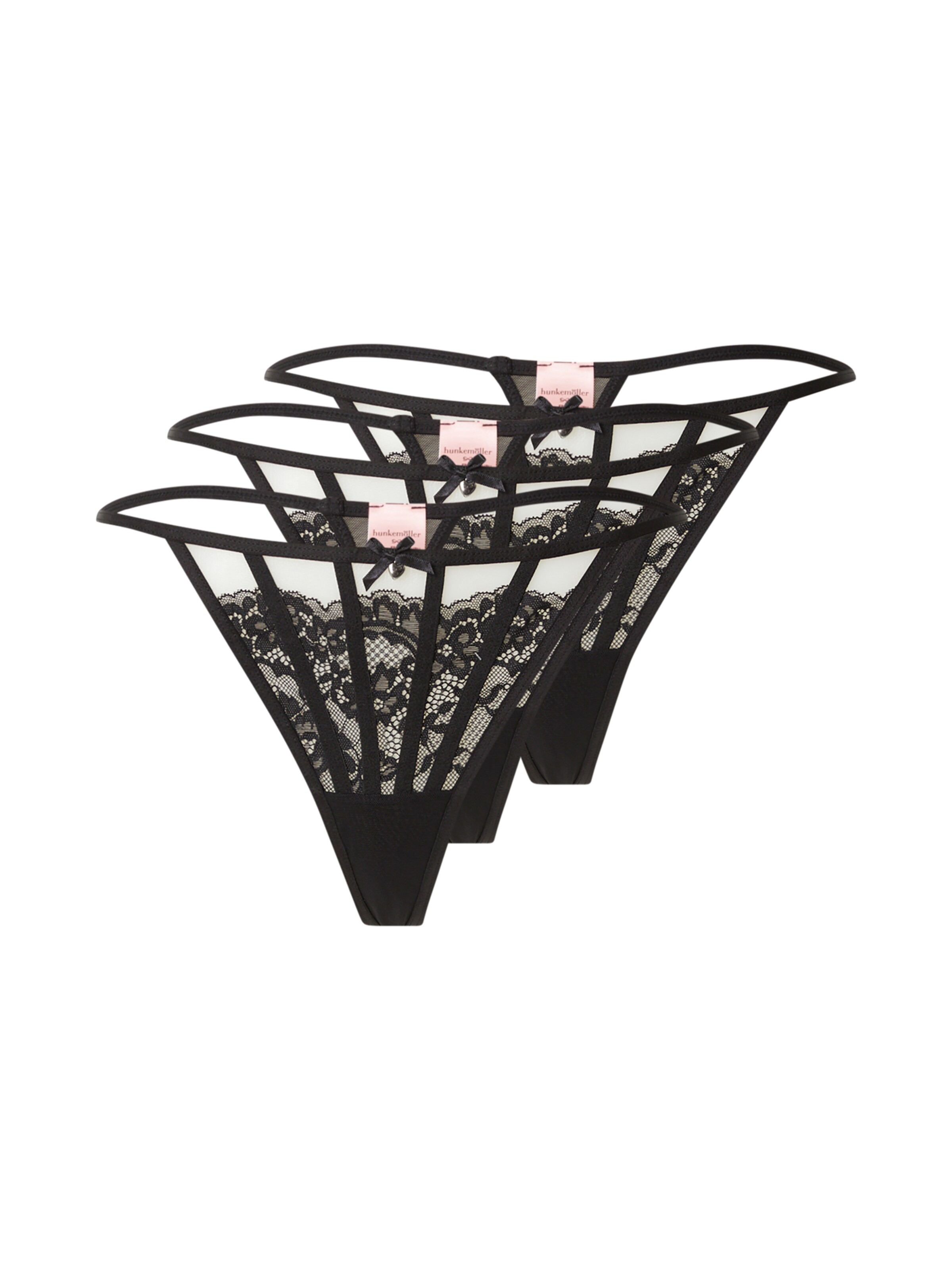 Hunkemöller Στρινγκ 'Maxime' σε μαύρο: μπροστά