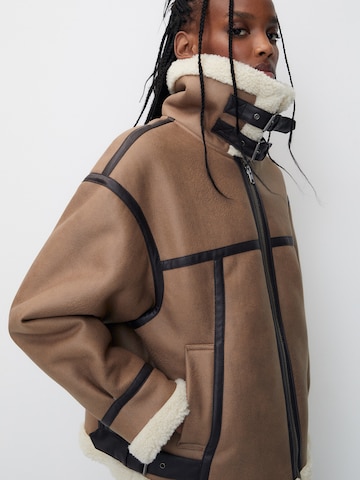 Pull&Bear Between-season jacket in Brown