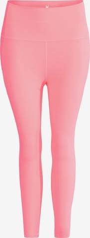 Spyder Skinny Sportbroek in Roze: voorkant