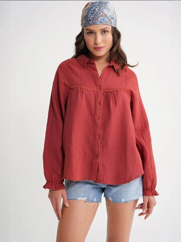 MixRay - Blusa em vermelho: frente