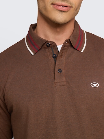 T-Shirt TOM TAILOR en marron