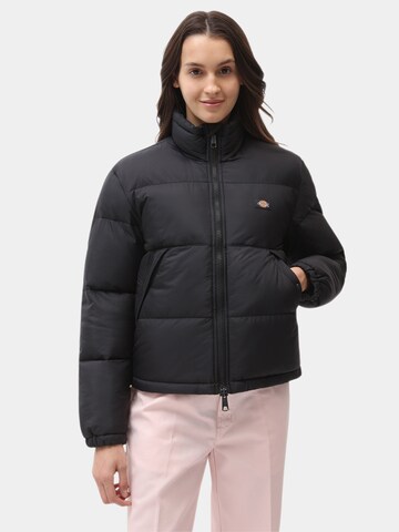 juoda DICKIES Žieminė striukė 'Alatna': priekis