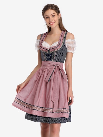 KoJooin Dirndl in Blau: Vorderseite