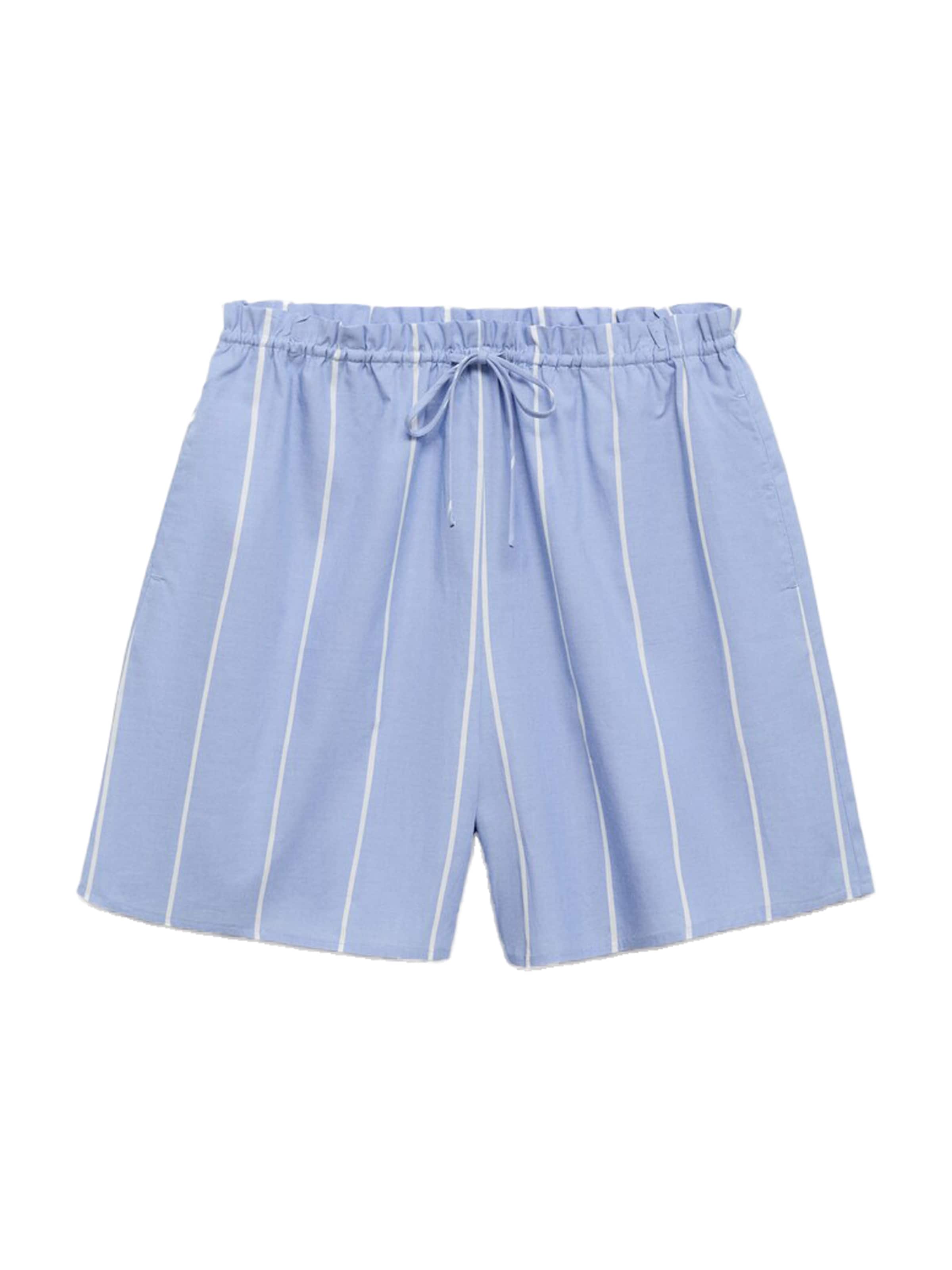 Loosefit Pantalon 'ELSA-H' MANGO en bleu : devant