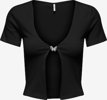 ONLY Majica 'RANDI' | črna barva: sprednja stran