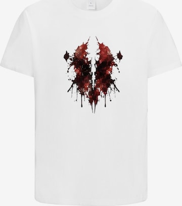 HUSKSWARE Shirt 'Grafik' in Weiß: Vorderseite