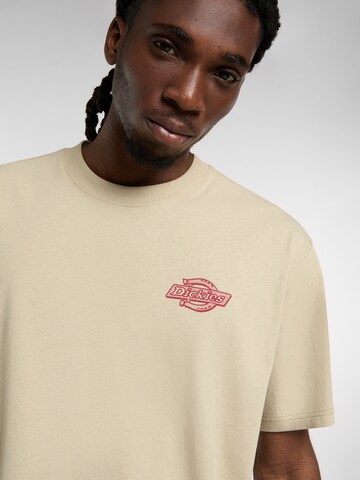 DICKIES Koszulka 'MILLVILLE' w kolorze beżowy