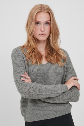 b.young - Pullover 'OMIKKA ' em cinzento: frente