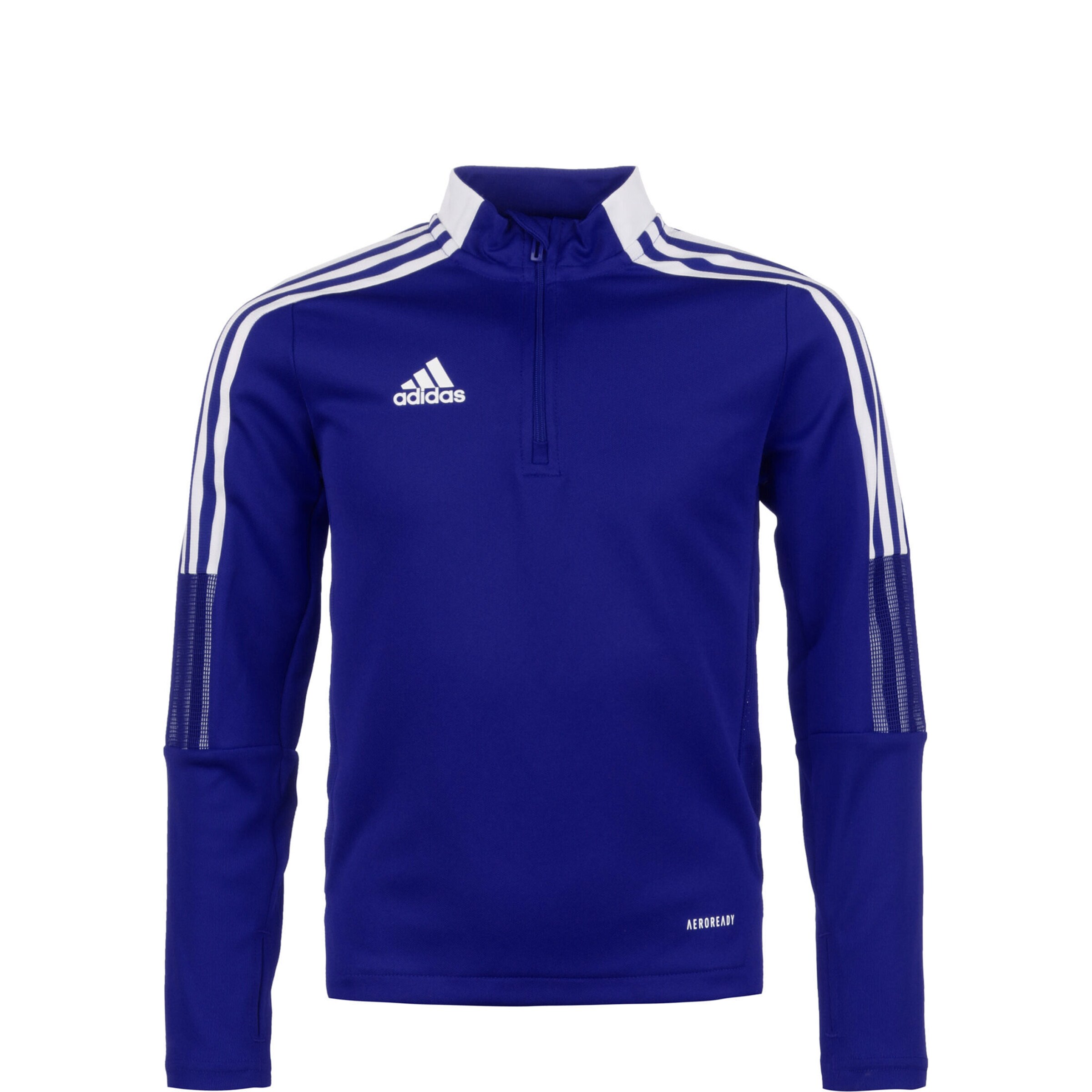 ADIDAS PERFORMANCE Sportsweatshirt 'Tiro' in Blau: Vorderseite