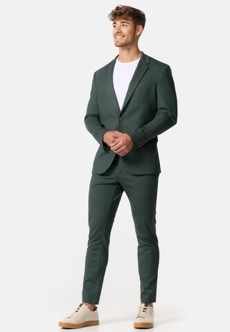 JEFF Slimfit Pak 'Luke' in Groen: voorkant