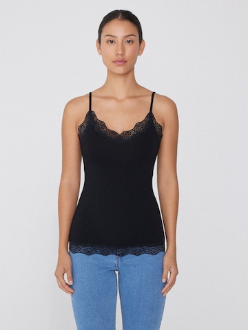 Tezenis Top in Black: front