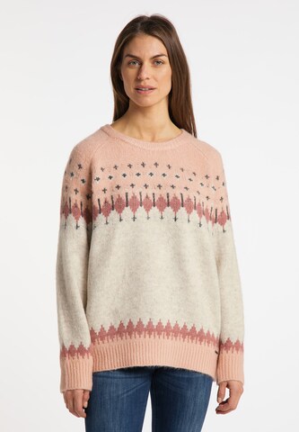 usha BLUE LABEL Sweater in Beige: front