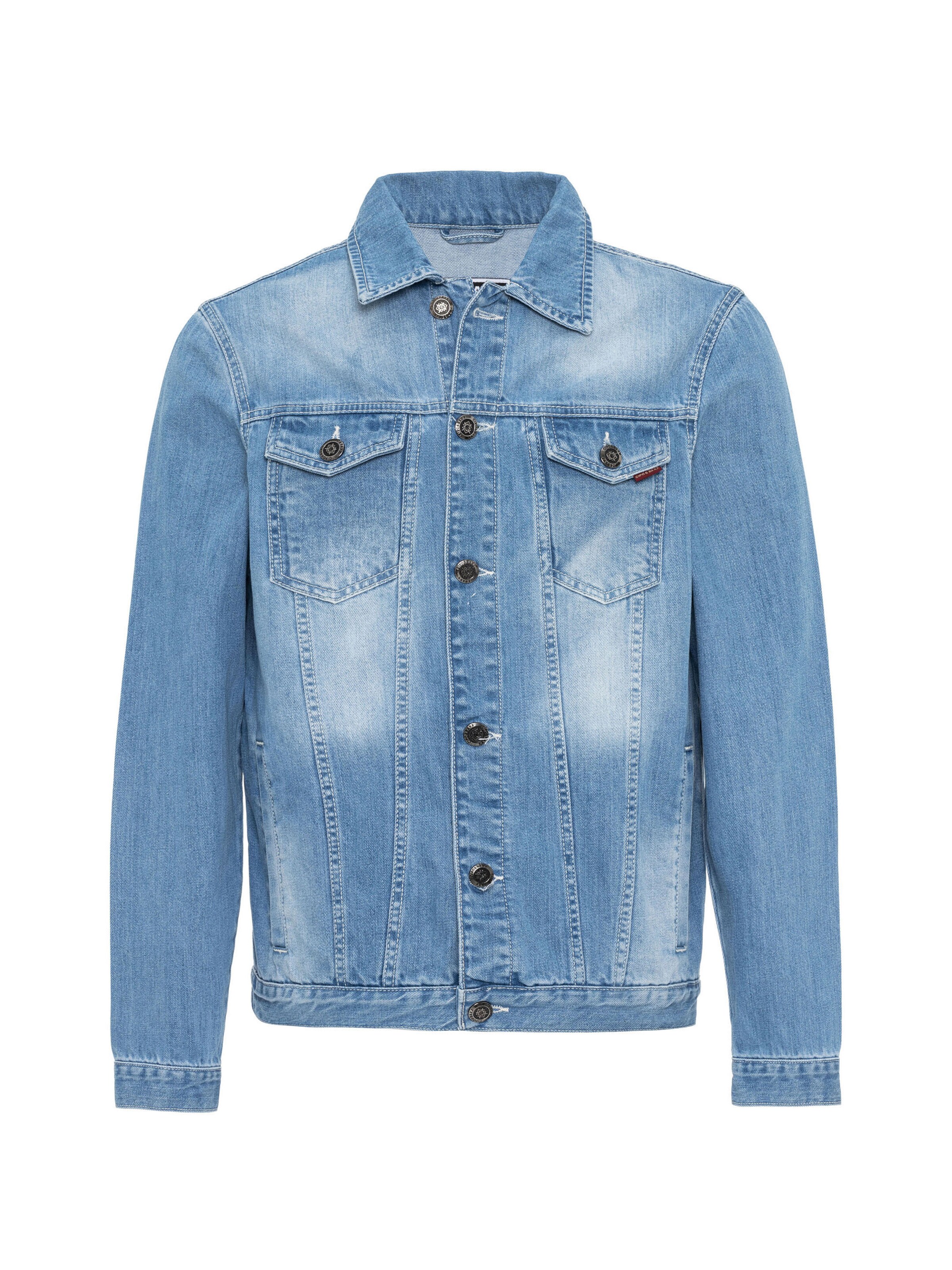 CIPO & BAXX Jacke 'CJ289' in Jeansoptik in hellblau, Produktansicht