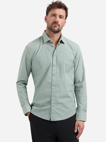 Coupe regular Chemise No Excess en bleu : devant