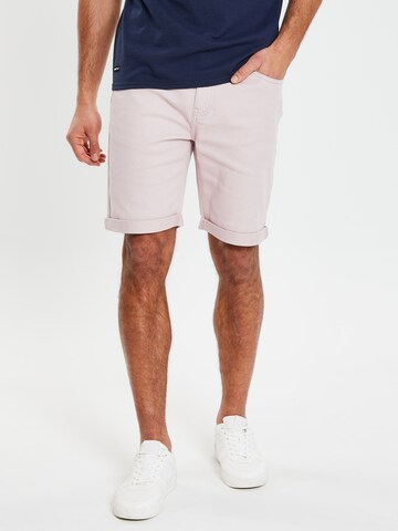 Threadbare Regular Shorts 'Sanky' in Beige: predná strana