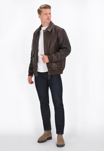 DreiMaster Vintage - Chaqueta de entretiempo en marrón