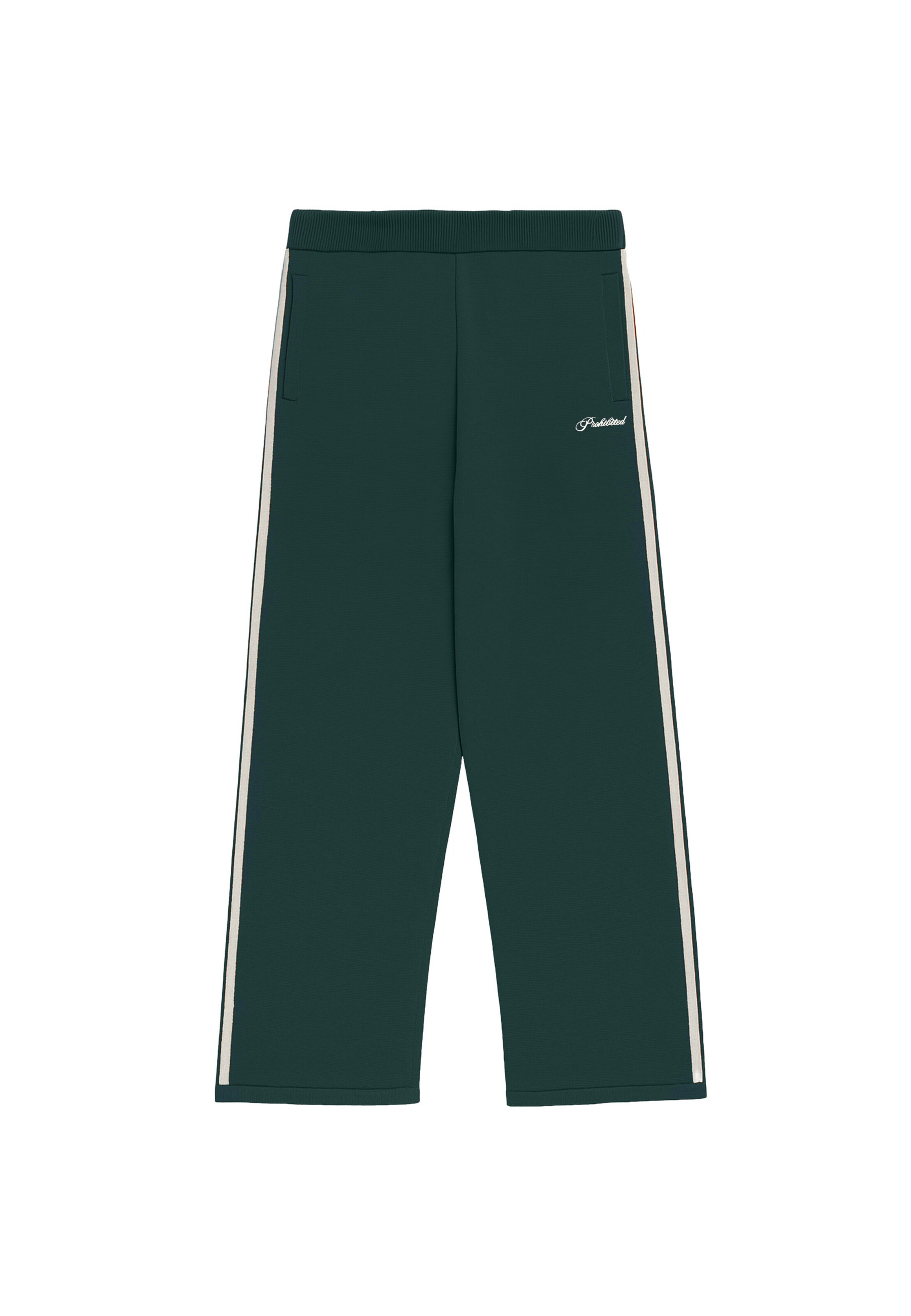 Pantalon Prohibited en vert : devant
