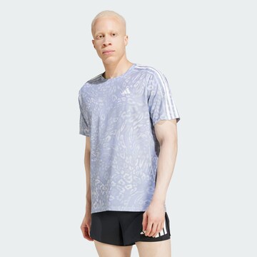 T-Shirt fonctionnel 'Own The Run' ADIDAS PERFORMANCE en gris : devant