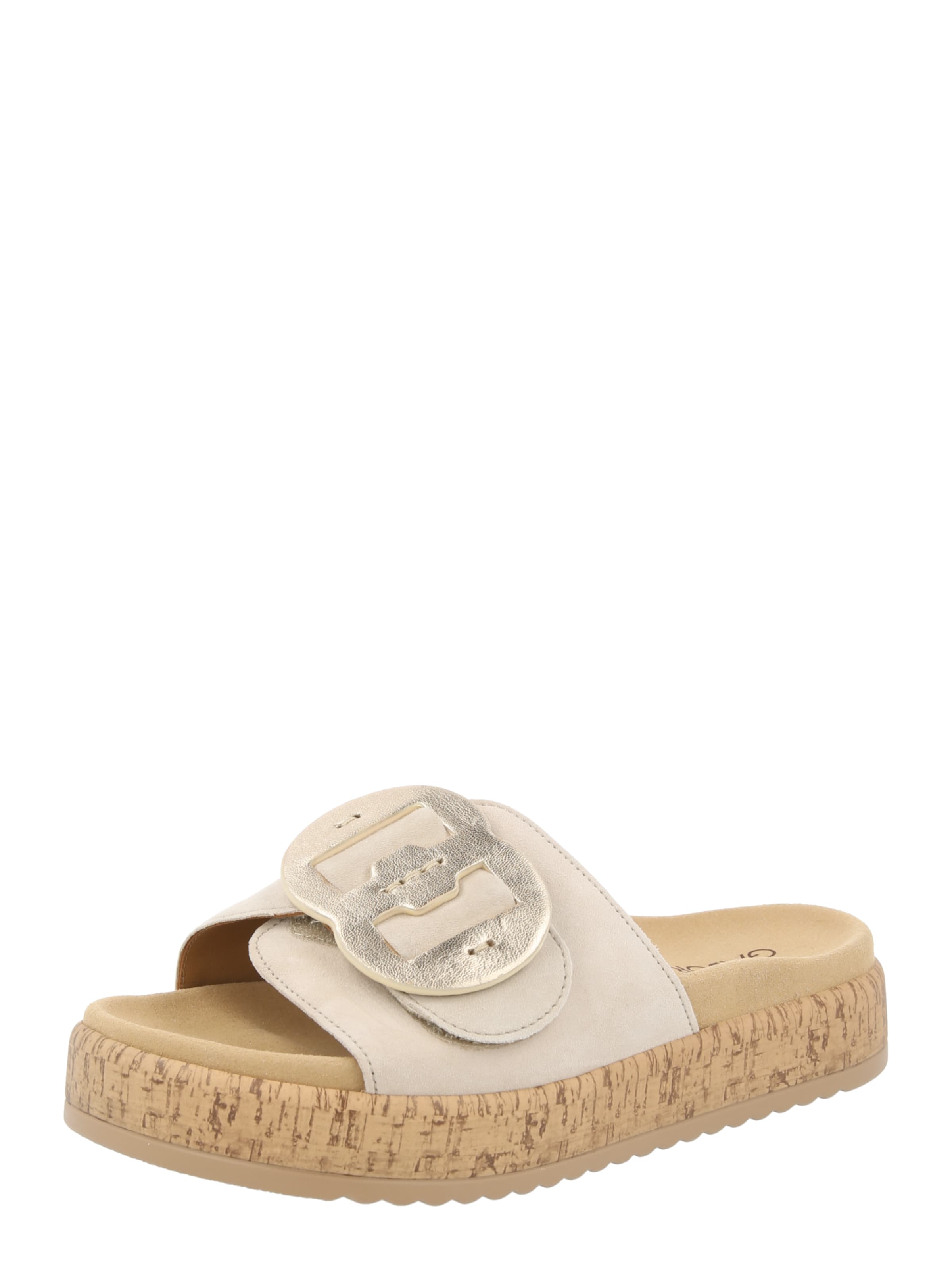 Mule GABOR en beige : devant