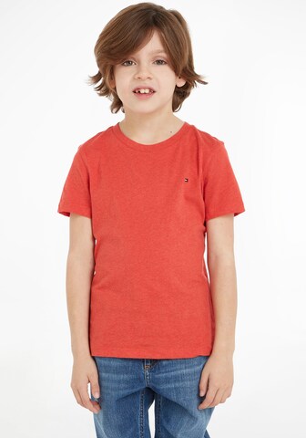 T-Shirt TOMMY HILFIGER en rouge : devant