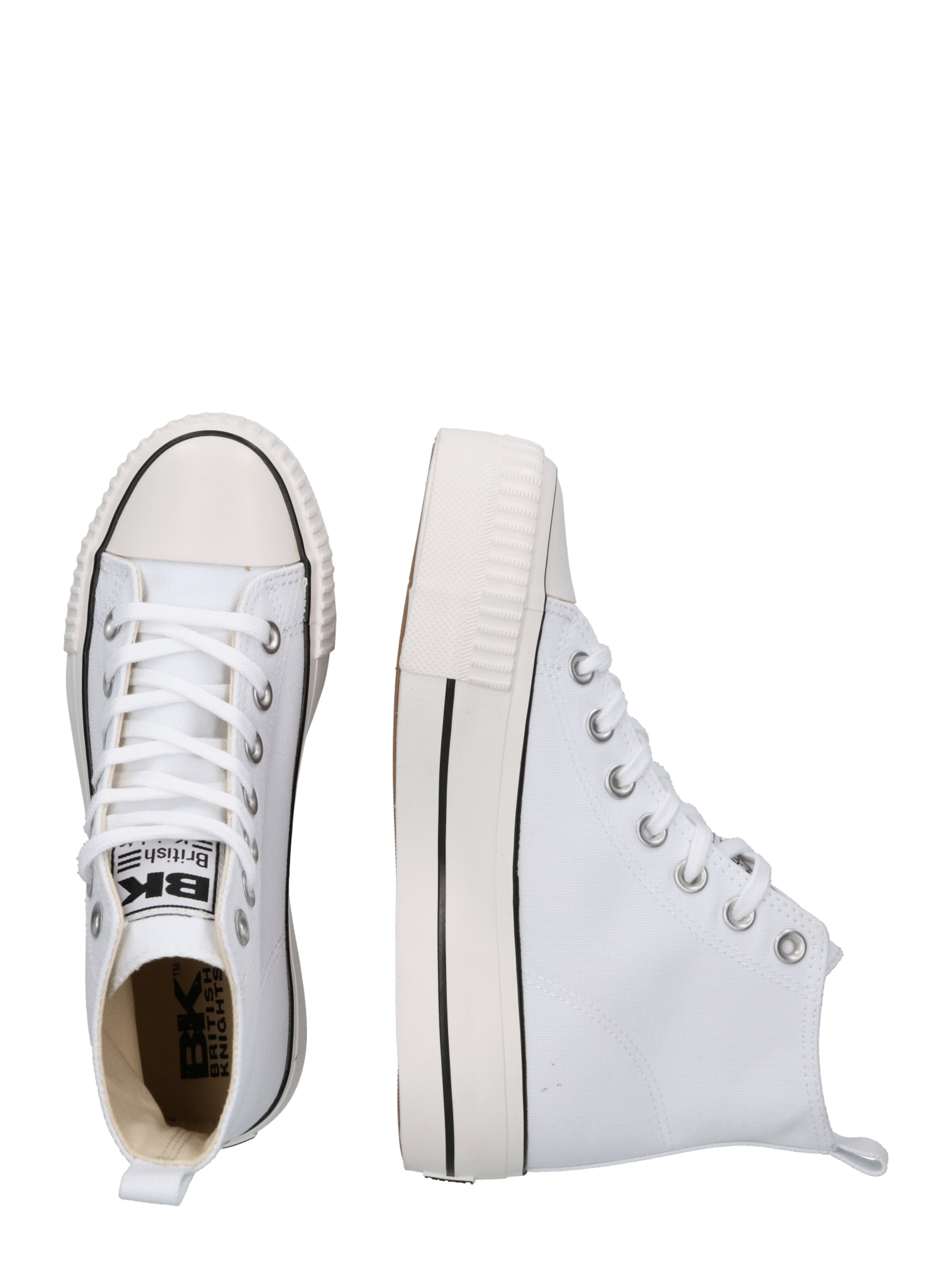 BRITISH KNIGHTS - Sapatilhas altas 'Kaya' em branco