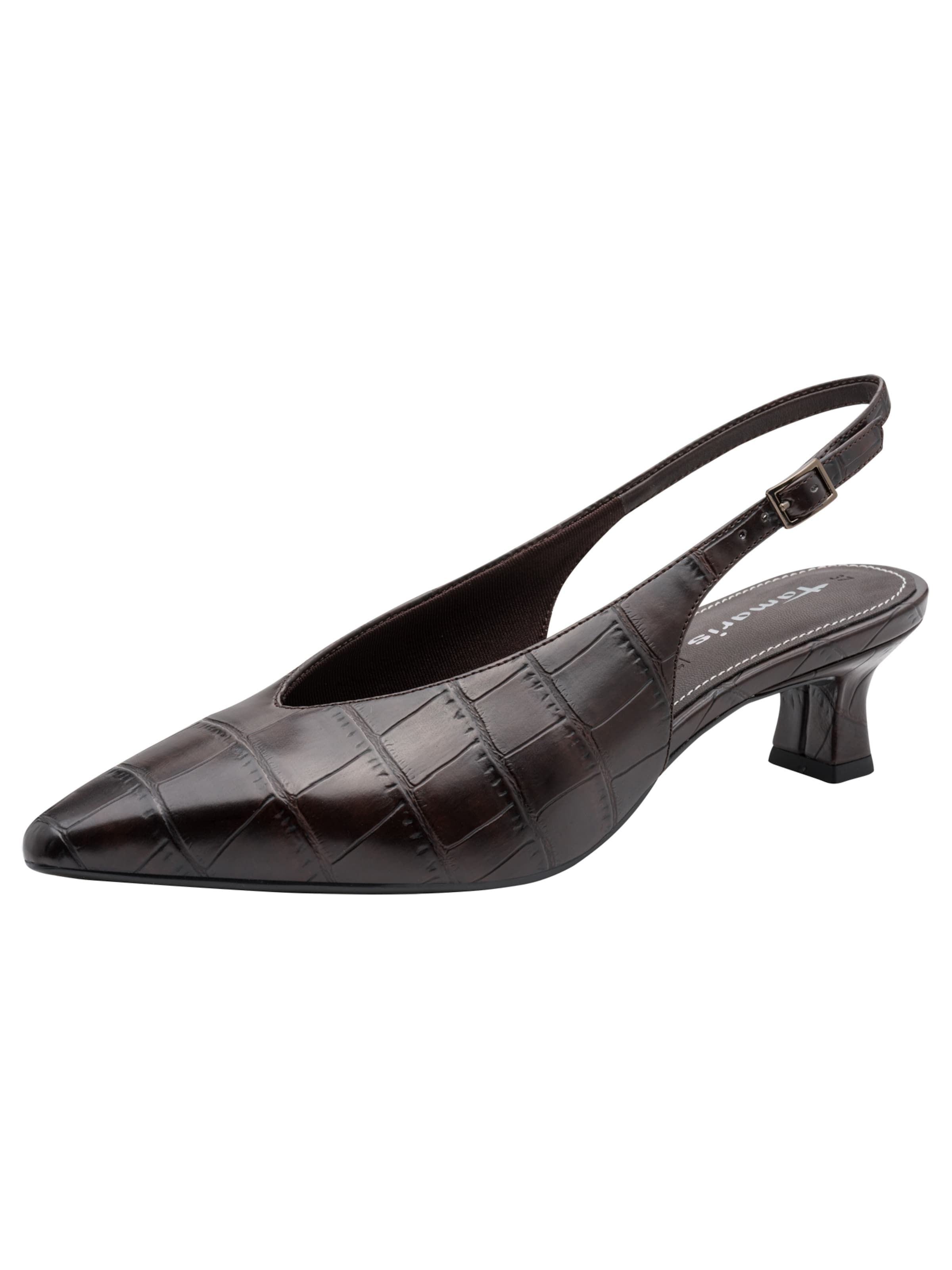 Tamaris Pumps in Braun: Vorderseite