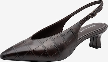 Tamaris Pumps in Braun: Vorderseite