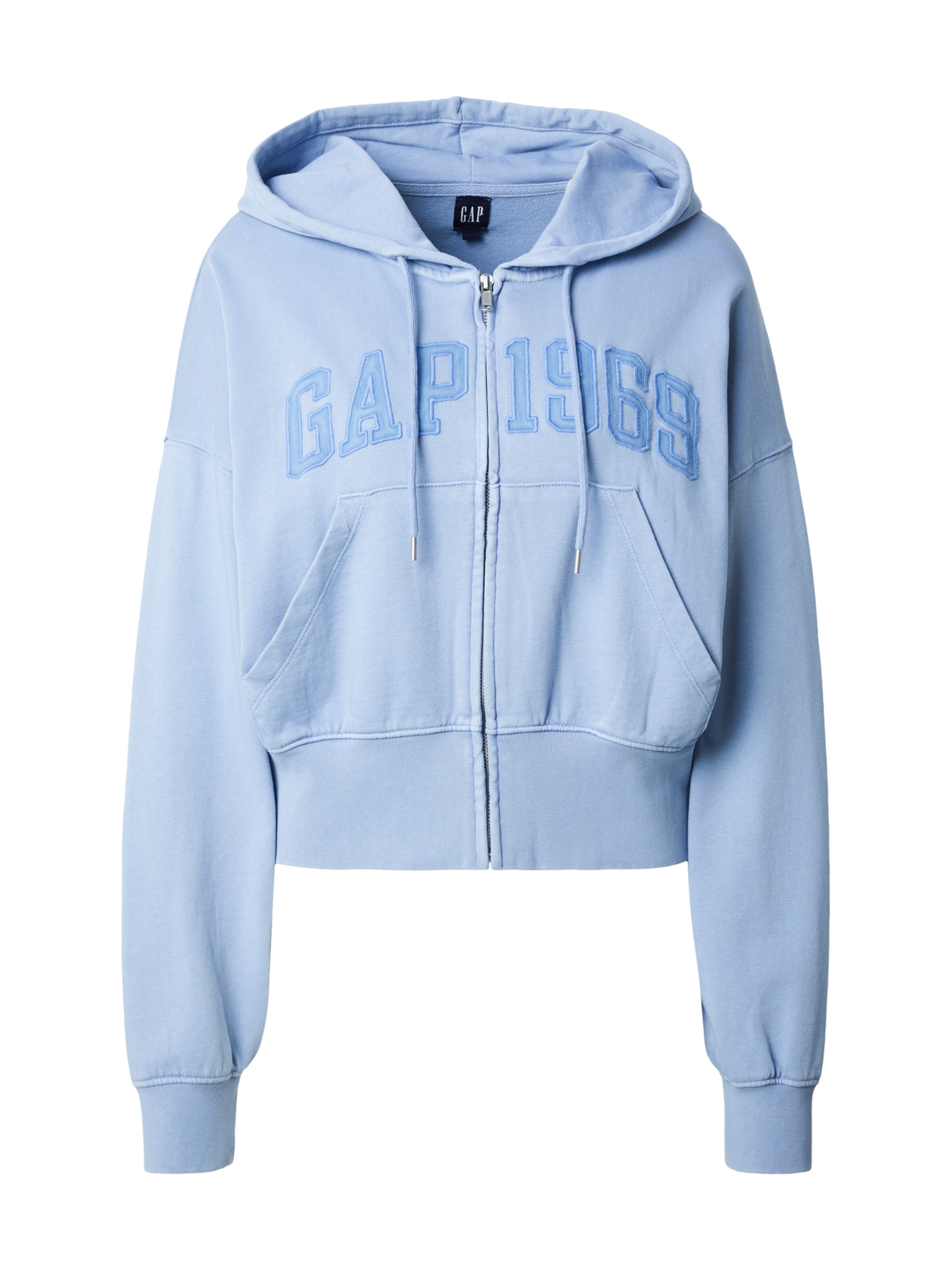 GAP Sweatjacke '1969' in Blau: Vorderseite