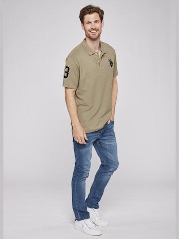 U.S. POLO ASSN. Regular Fit Paita ' UMAlfredo ' värissä beige
