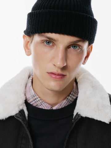 Pull&Bear Winter jacket in Black
