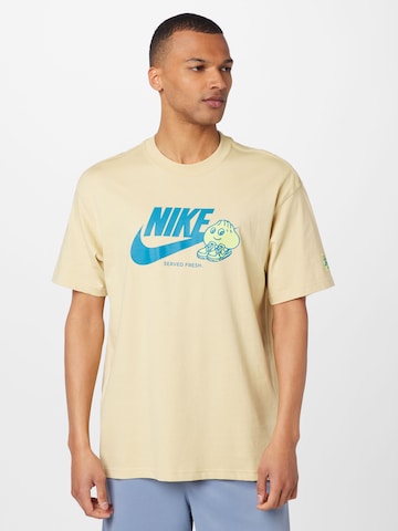 Tricou de la Nike Sportswear pe galben: față