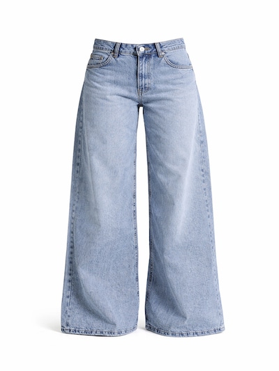 IT'S BASIC Jeans 'ELEPHANT LEG LOW RISE JEANS' in de kleur Lichtblauw, Productweergave